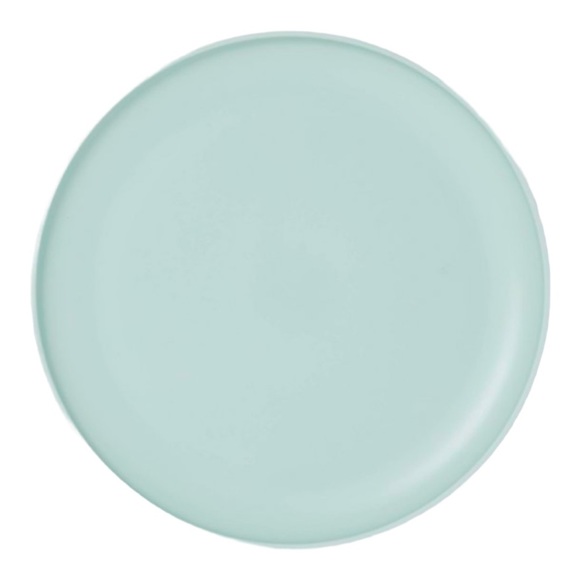 8 Piece Blue Plastic Set 4 Plates, 4 Bowls - Picture 2 of 5